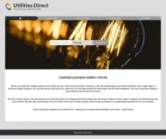 Utilitiesdirect.co.uk(Utilities Direct) Screenshot