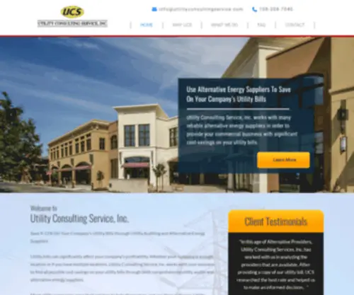 Utilityconsultingservice.com(Utility Consulting Service Inc) Screenshot