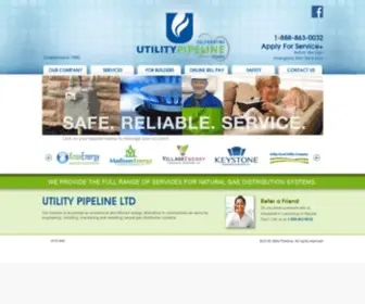 Utilitypipelineltd.com(Utility Pipeline Natural Gas Service Provider) Screenshot