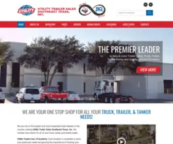 Utilitytrailers.com(Utility Trailer Sales Southeast Texas) Screenshot