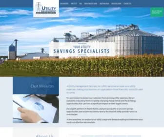 Utilmanagement.com(Utility Management Services) Screenshot