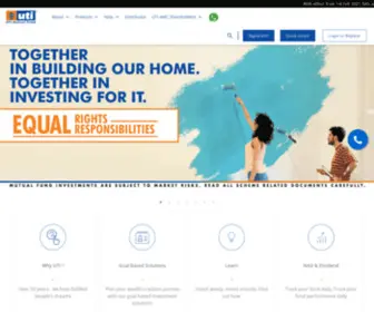 Utimutualfund.com(UTI Mutual Fund) Screenshot