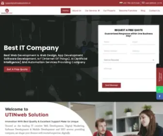 Utinwebsolution.in(UTINweb Solution) Screenshot
