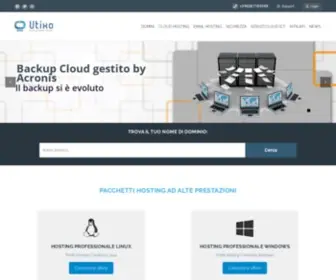 Utixo.it(Cloud hosting) Screenshot