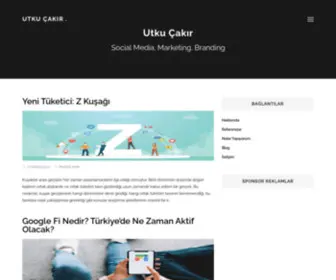 Utkucakir.com(Utku Çakır) Screenshot