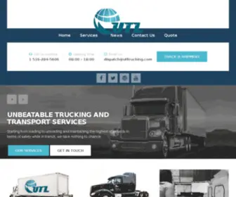 Utltrucking.com(UTL Trucking) Screenshot