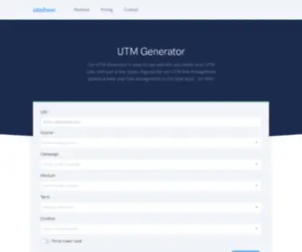 UTM-Generator.com(UTM Generator) Screenshot