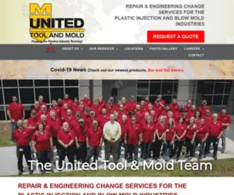 Utminc.com(United Tool and Mold) Screenshot