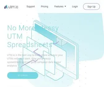 UTM.io(UTM builder & Google Analytics URL builder) Screenshot