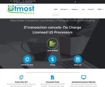 Utmostdocs.com(Real Estate Transaction Coordinator) Screenshot