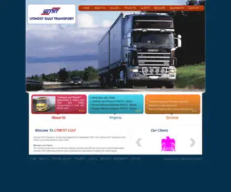 Utmostgulf.com(Utmost Gulf Transport) Screenshot