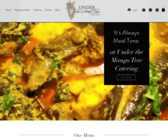 Utmtjoint.com(Under the Mango Tree Catering) Screenshot