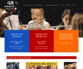 Utmusica.com(Centre d'Estudis Musicals) Screenshot