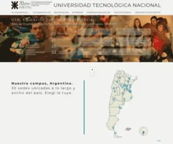 UTN.edu.ar(Universidad) Screenshot