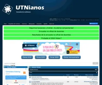 Utnianos.com.ar(Foro) Screenshot
