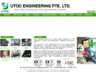 Utoc.com.sg(UTOC Engineering Pte Ltd) Screenshot