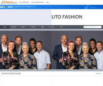 Utofashion.com.cn(Dongyang Uto Fashion Package Co) Screenshot