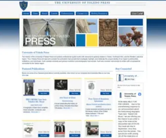 Utoledopress.com(The mission of the University of Toledo Press) Screenshot