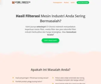 Utomoindotech.co.id(Utomo Indotech) Screenshot