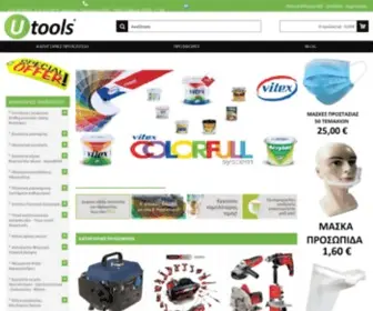 Utools.gr(Μεγάλη διάθεση σε εργαλεία) Screenshot