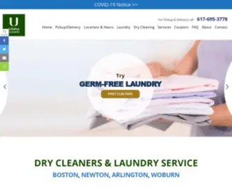 Utopiacleanersboston.com(Dry Cleaner) Screenshot