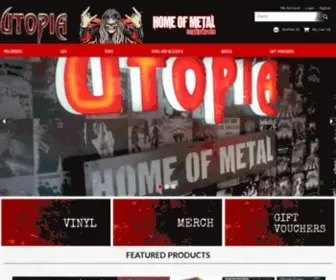 Utopia.com.au(Utopia Records) Screenshot
