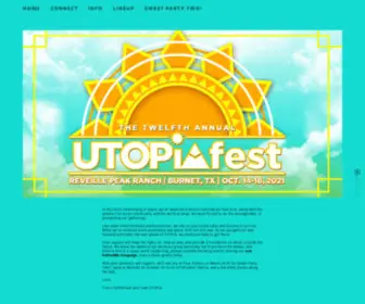 Utopiafest.com(Utopiafest) Screenshot
