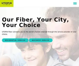Utopiafiber.com(UTOPIA FIBER) Screenshot