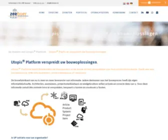 Utopis-Platform.net(Utopis® Platform verspreidt uw bouwoplossingen) Screenshot