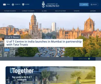 Utoronto.ca(The University of Toronto) Screenshot