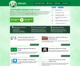 Utorrent.es(Descargar uTorrent gratis) Screenshot
