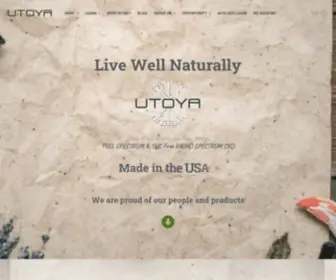 Utoya.com(Utoya Organics) Screenshot