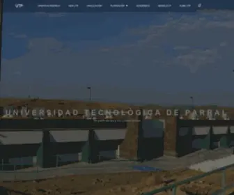 Utparral.edu.mx(Universidad) Screenshot