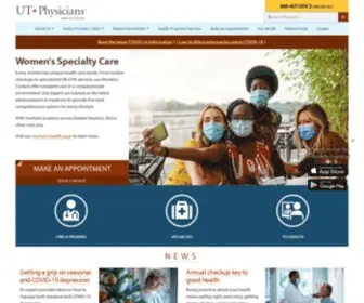 Utphysicians.com(UT Physicians) Screenshot