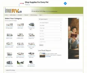 Utraderv.com(Free RV classifieds) Screenshot