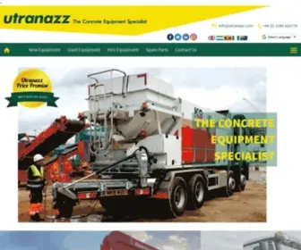 Utranazz.com(Concrete Equipment Specialist) Screenshot