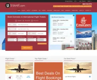 Utravel.com(Travel Agents in LA) Screenshot