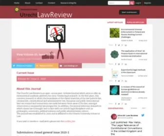 Utrechtlawreview.org(The Utrecht Law Review) Screenshot