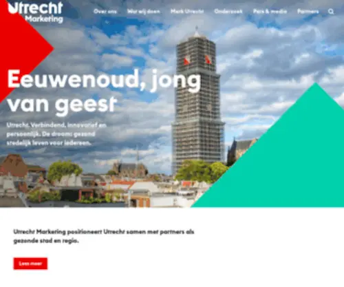 Utrechtmarketing.nl(Utrecht Marketing) Screenshot