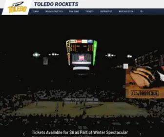 Utrockets.com(University of Toledo Athletics) Screenshot