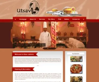 UtsavCaterers.com(Utsav Caterers and Decorators) Screenshot