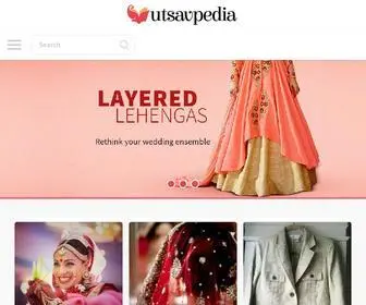 UtsavPedia.com(Encyclopedia of Indian Ethnic Fashion) Screenshot
