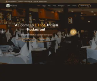 Utsavrestaurant.com.au(The Indian Restaurant) Screenshot