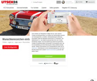 UTSCH24.de(Onlineshop) Screenshot