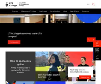 Utscollege.edu.au(UTS College) Screenshot