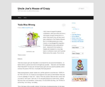 Utsler.com(Uncle Joe's House of Crazy) Screenshot