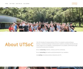 Utsoc.com.au(UTS Society of Communications) Screenshot