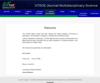 Utsoe-Journal.mx(UTSOE journal) Screenshot