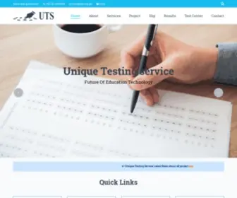 UTS.org.pk(Unique Testing Service) Screenshot