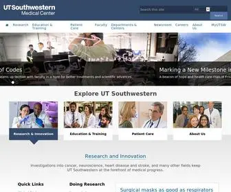 Utsouthwestern.edu(UT Southwestern Medical Center) Screenshot